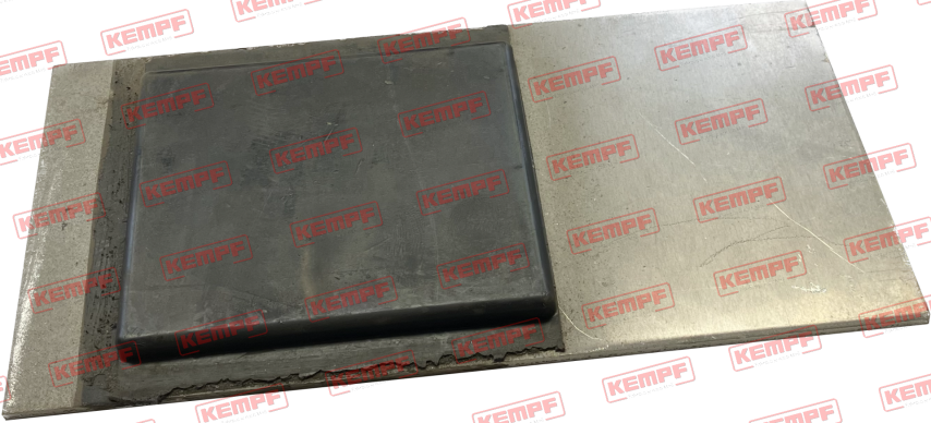 24260 Kempf Gummiauflage, Alu, 315x150x6+10mm